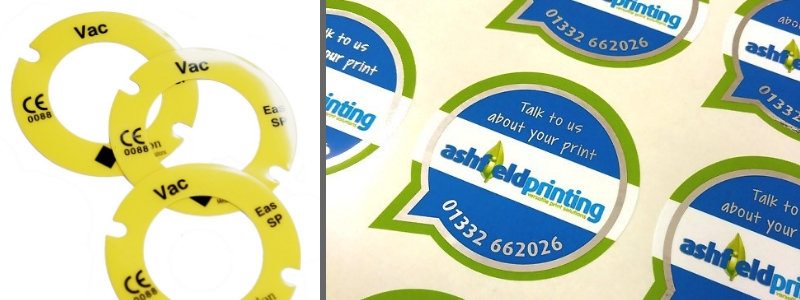 image of  cut out labels or stickers