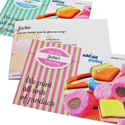 3 Personalised Direct Mailers