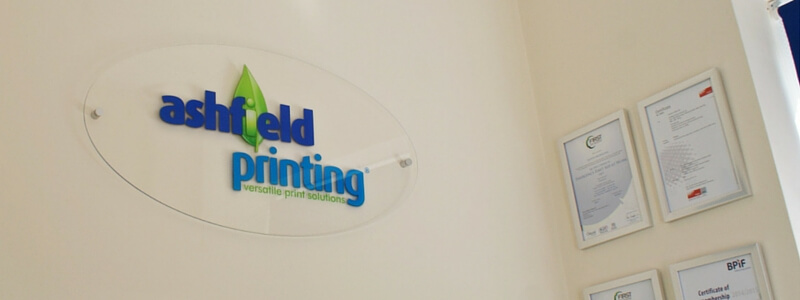 image of a printed acrylic sign